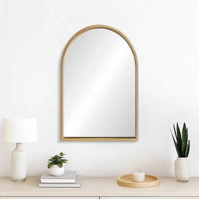 Gambar Informa Cermin Dinding Dekorasi Kayu & MDF Arch 60x4x90 cm - Cokelat Natural