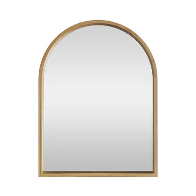 Gambar Informa Cermin Dinding Dekorasi Kayu & MDF Arch 60x4x90 cm - Cokelat Natural
