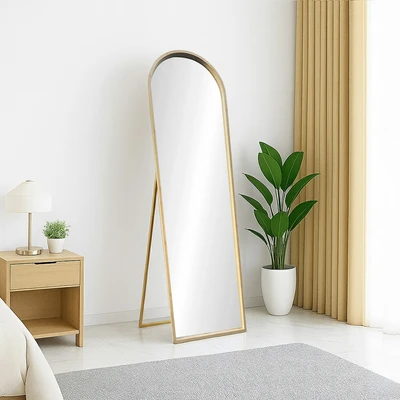 Gambar Informa Cermin Lantai Pine Wood & MDF Arch 50x4x180 cm