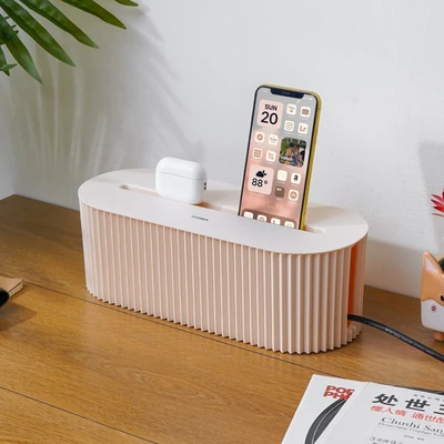 Gambar Stora Kotak Organizer Kabel - Putih Ivory