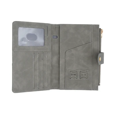 Gambar Passport Dompet Paspor Multifungsi - Abu-Abu