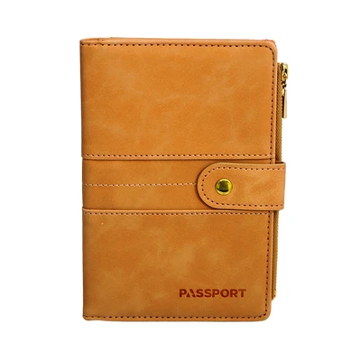 Gambar Passport Dompet Paspor Multifungsi - Cokelat