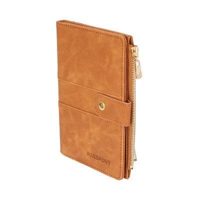 Gambar Passport Dompet Paspor Multifungsi - Cokelat