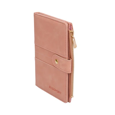 Gambar Passport Dompet Paspor Multifungsi - Pink