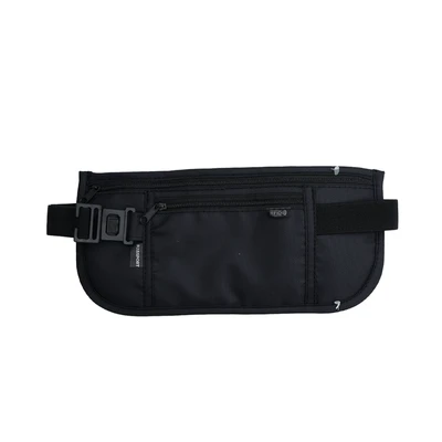 Jual Passport Tas Pinggang Dengan Rfid Block Protection Hitam