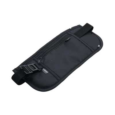 Gambar Passport Tas Pinggang Dengan Rfid Block Protection - Hitam
