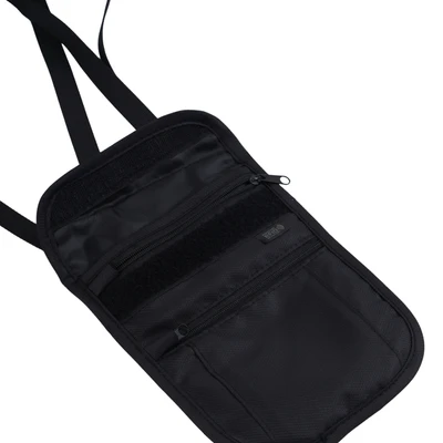 Gambar Passport Pouch Leher Anti Theft Dengan RFID Block - Hitam