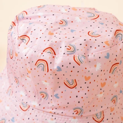 Gambar Ataru Set Topi Bucket & Kacamata Sunglasses Anak - Pink