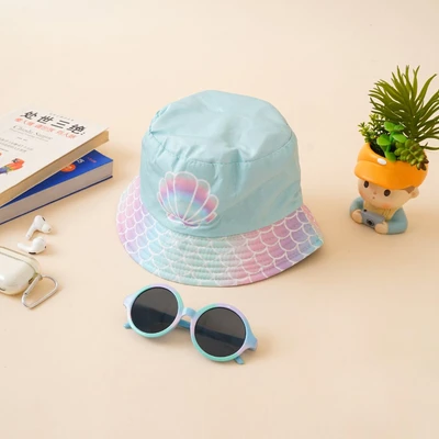 Gambar Ataru Set Topi Bucket & Kacamata Sunglasses Anak Shell