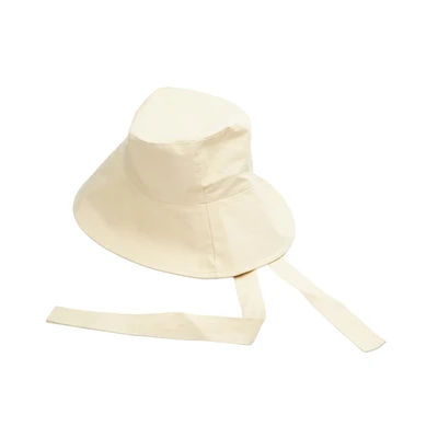 Gambar Ataru Topi Bucket Thick Strap - Krem Beige