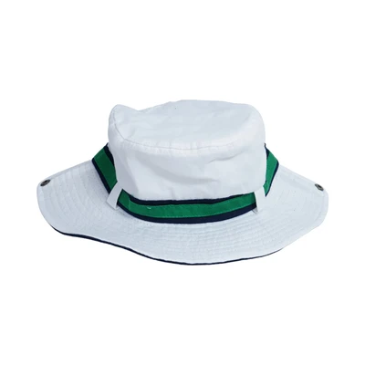 Gambar Ataru Topi Bucket Dengan List - Hijau/Putih