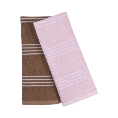 Gambar Forhom Kain Lap Dapur Katun 40x65 cm E4346 - Pink