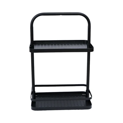 Gambar Stora Rak Kamar Mandi Knockdown 26x17x40.4 cm - Hitam