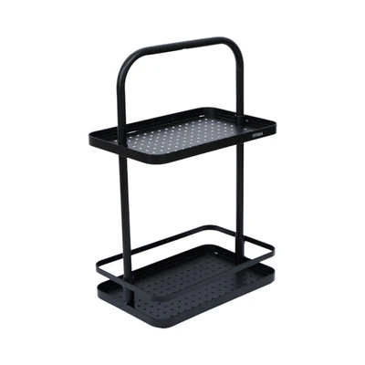 Gambar Stora Rak Kamar Mandi Knockdown 26x17x40.4 cm - Hitam