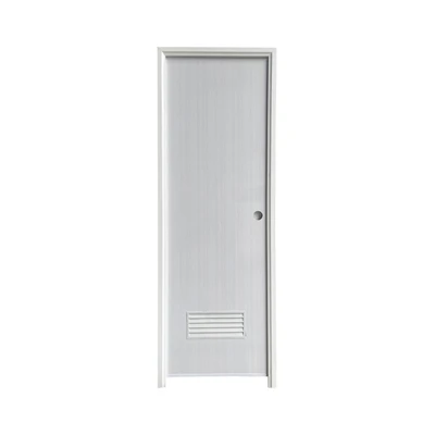 Gambar Maxbuilt 190x68x7 Cm Pintu Kamar Mandi Pvc Left - Putih