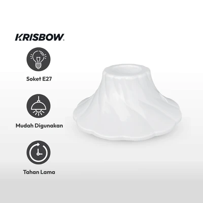 Gambar Krisbow Fitting Lampu E27 Flower