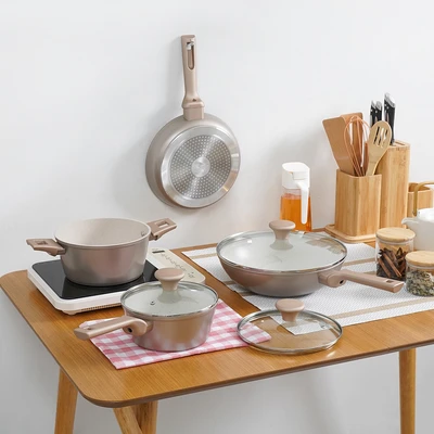 Jual Cooking Color Set 7 Pcs Holand Perlengkapan Masak Champagne ...