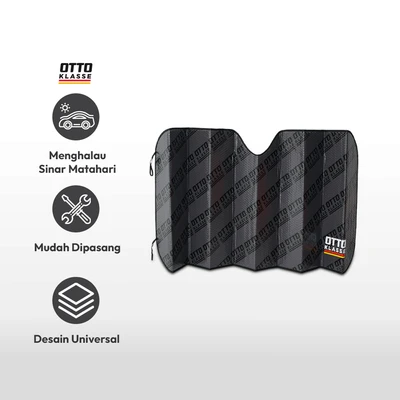 Gambar Otto Klasse Pelindung Kaca Depan Mobil Sunshade Diagonal
