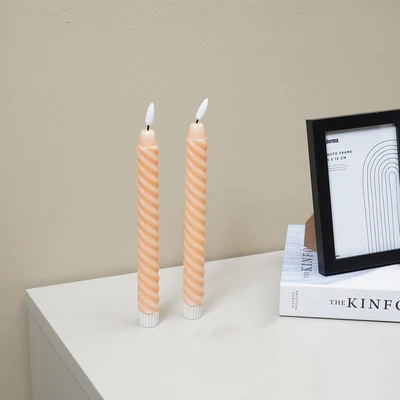 Gambar Informa Lilin Dekorasi Flameless Set 2 pcs - Peach