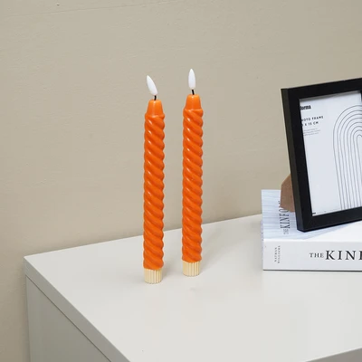 Gambar Informa Lilin Dekorasi Flameless Set 2 pcs - Orange