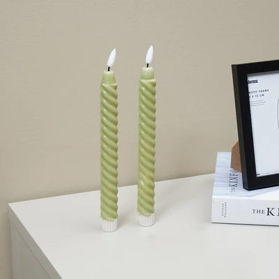 Gambar Informa Lilin Flameless Set 2 pcs - Hijau