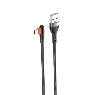 Gambar Memoo Kabel Charger USB-A To Micro USB L Shape 1.2 Meter 30 Watt