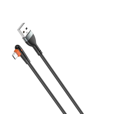 Gambar Memoo Kabel Charger USB-A To Micro USB L Shape 1.2 Meter 30 Watt
