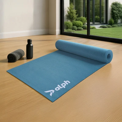 Gambar Alph Matras Yoga PVC 4 mm - Biru