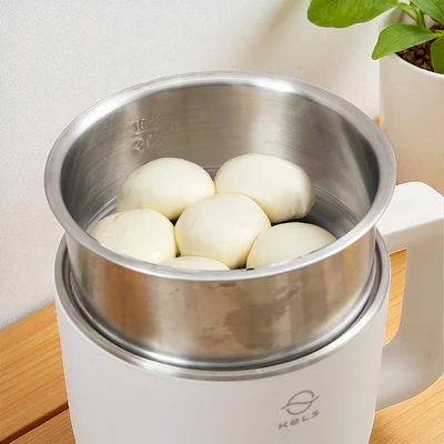 Gambar Kels Moku Panci Kukus Elektrik Round Multi 1.2 Liter - Putih