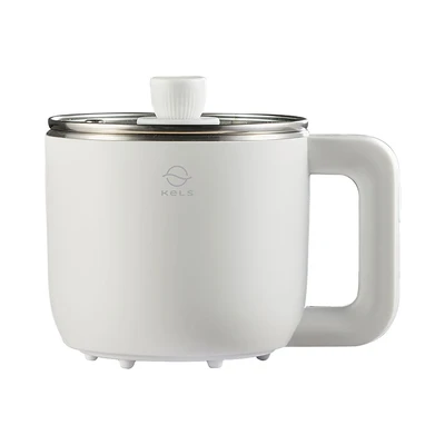 Gambar Kels Moku Panci Kukus Elektrik Round Multi 1.2 Liter - Putih