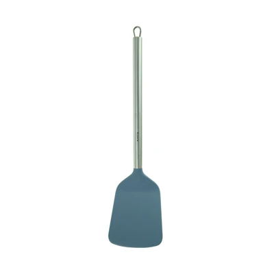 Gambar Kris Spatula Turner Solid Nylon Gagang Stainless Steel - Abu-abu