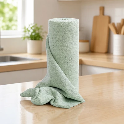 Gambar Informa Terry Kain Lap Dapur Roll Tearline - Hijau