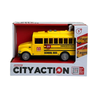 Gambar Cruzer 1:20 City Action Friction School Bus