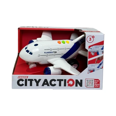 Gambar Cruzer 1:200 City Action Friction Airplane