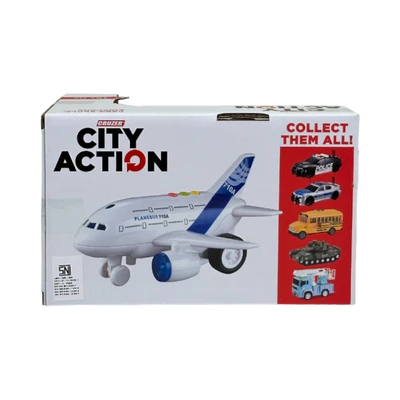 Gambar Cruzer 1:200 City Action Friction Airplane