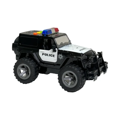 Gambar Cruzer 1:16 City Action Friction Jeep Police - Hitam
