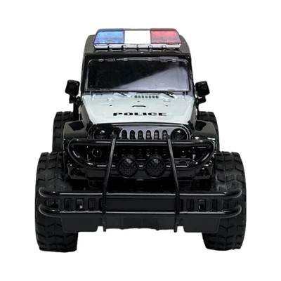 Gambar Cruzer 1:16 City Action Friction Jeep Police - Hitam