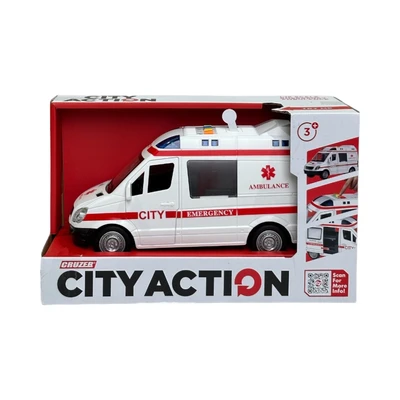 Gambar Cruzer 1:16 City Action Friction Emergency Ambulance