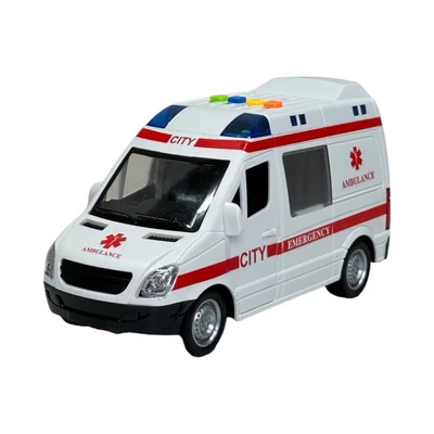 Gambar Cruzer 1:16 City Action Friction Emergency Ambulance