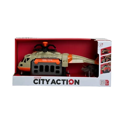 Gambar Cruzer 1:16 City Action Free Wheel Dino Rescue Helicopter