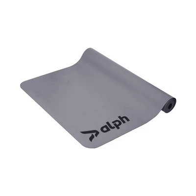 Gambar Alph Matras Yoga PU Rubber 3 mm - Abu-Abu