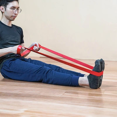 Gambar Alph 15 kg Long Resistance Band - Merah