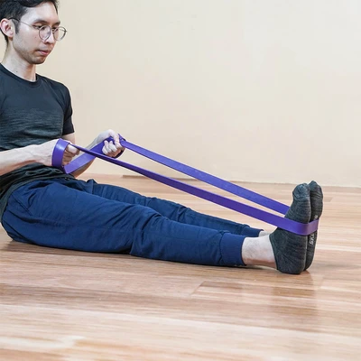 Gambar Alph 35 kg Long Resistance Band - Ungu