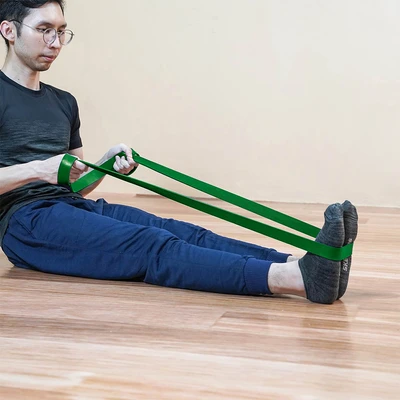 Gambar Alph 50 kg Long Resistance Band - Hijau
