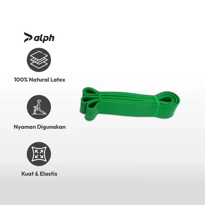 Gambar Alph 50 kg Long Resistance Band - Hijau