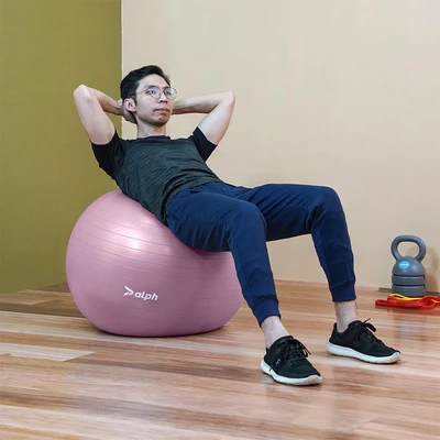 Gambar Alph 65 cm Bola Fitness V2 - Pink