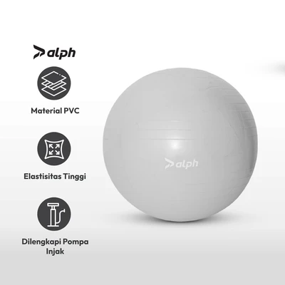 Gambar Alph 75 cm Bola Fitness V2 - Silver