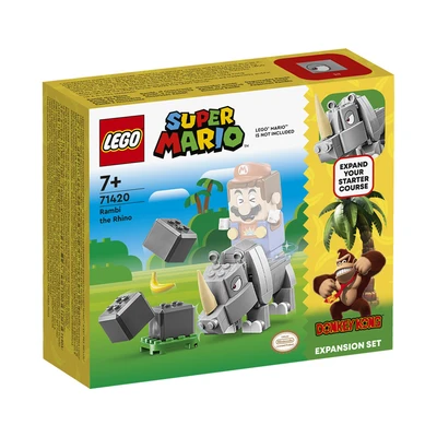 Gambar LEGO Super Mario Rambi The Rhino Expansion Set 71420