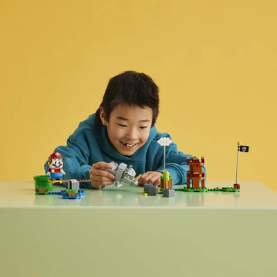 Gambar LEGO Super Mario Rambi The Rhino Expansion Set 71420