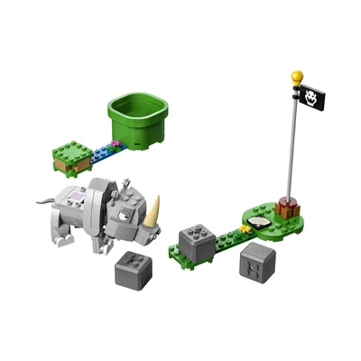 Gambar LEGO Super Mario Rambi The Rhino Expansion Set 71420